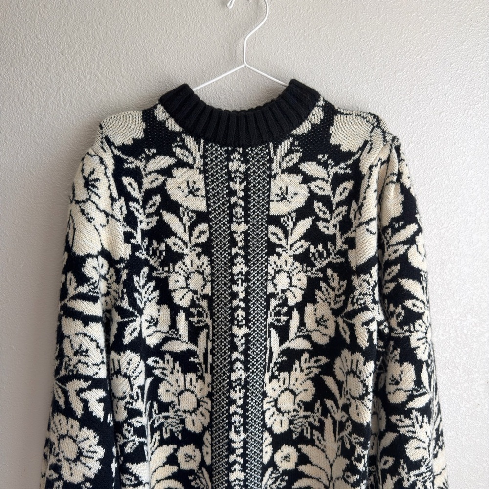 FARM RIO Pineapple Garden Mini Knit Sweater Dress - Picture 7 of 13